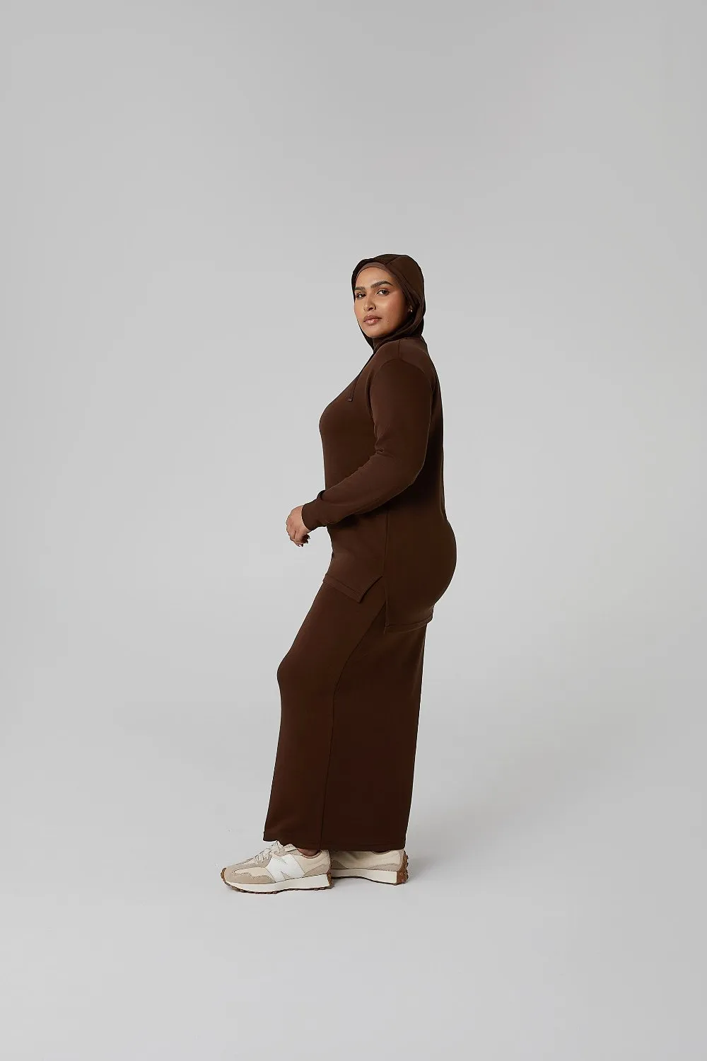 High Neck Hoodie