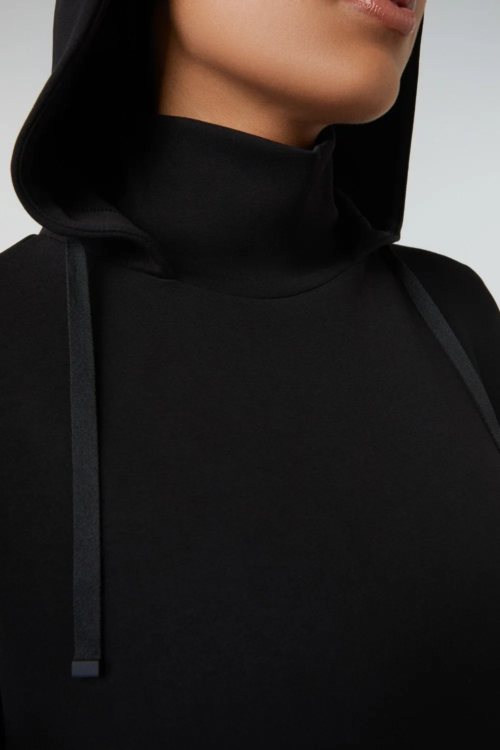 High Neck Hoodie
