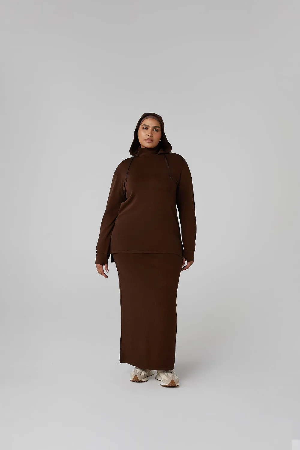 High Neck Hoodie