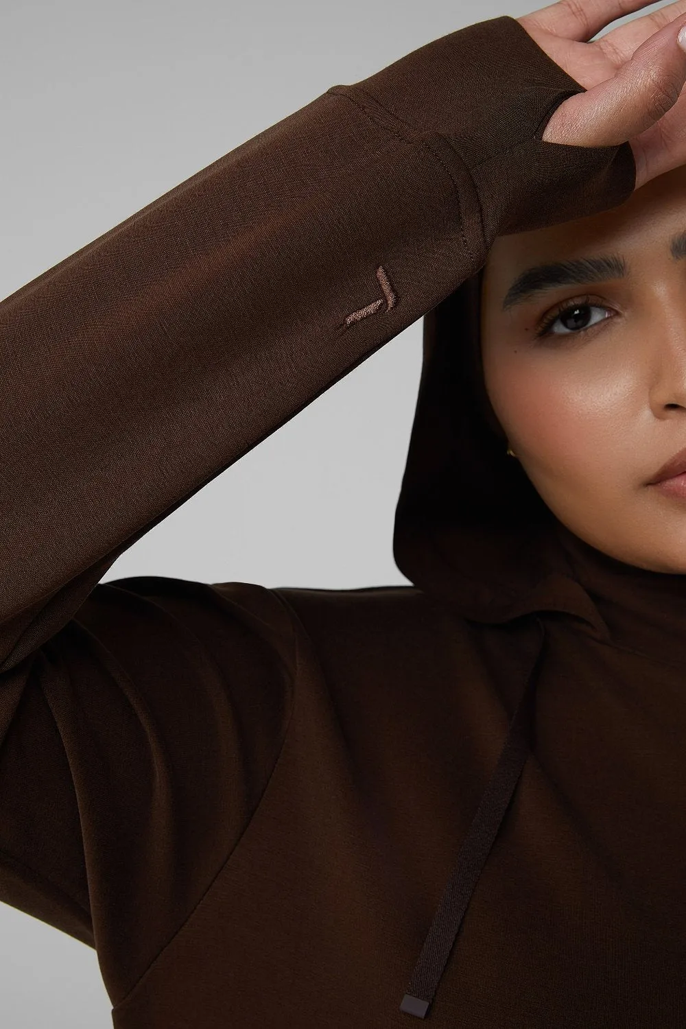 High Neck Hoodie