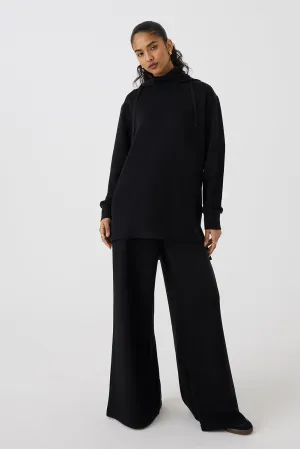 High Neck Hoodie