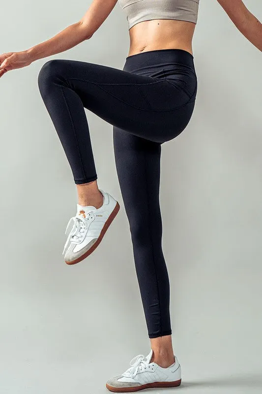 High Waist Ankle-Length Leggings