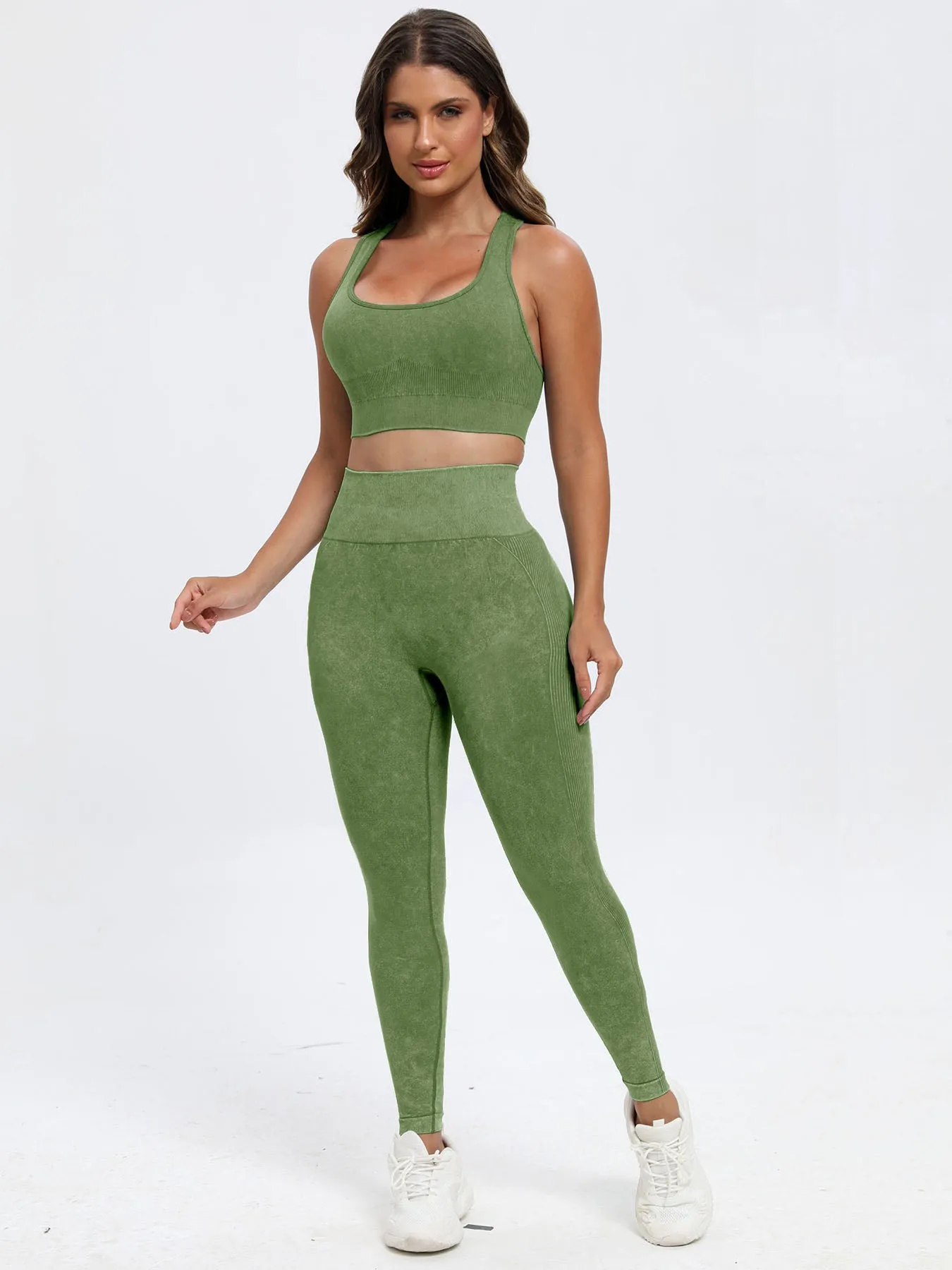 High waisted Pants Activewear Set