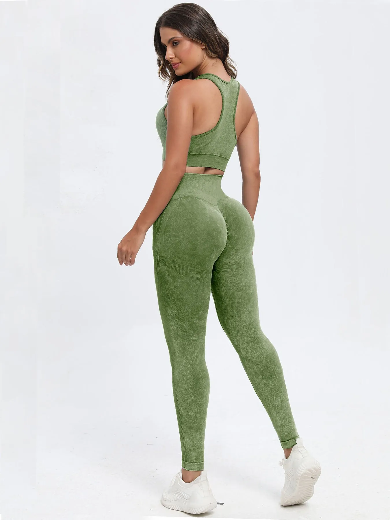 High waisted Pants Activewear Set