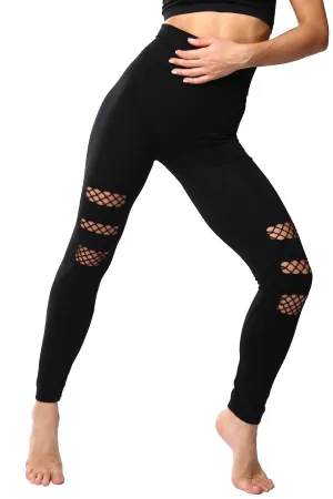 Hollow Hip-Lifting Knitted Tights Yoga Leggings