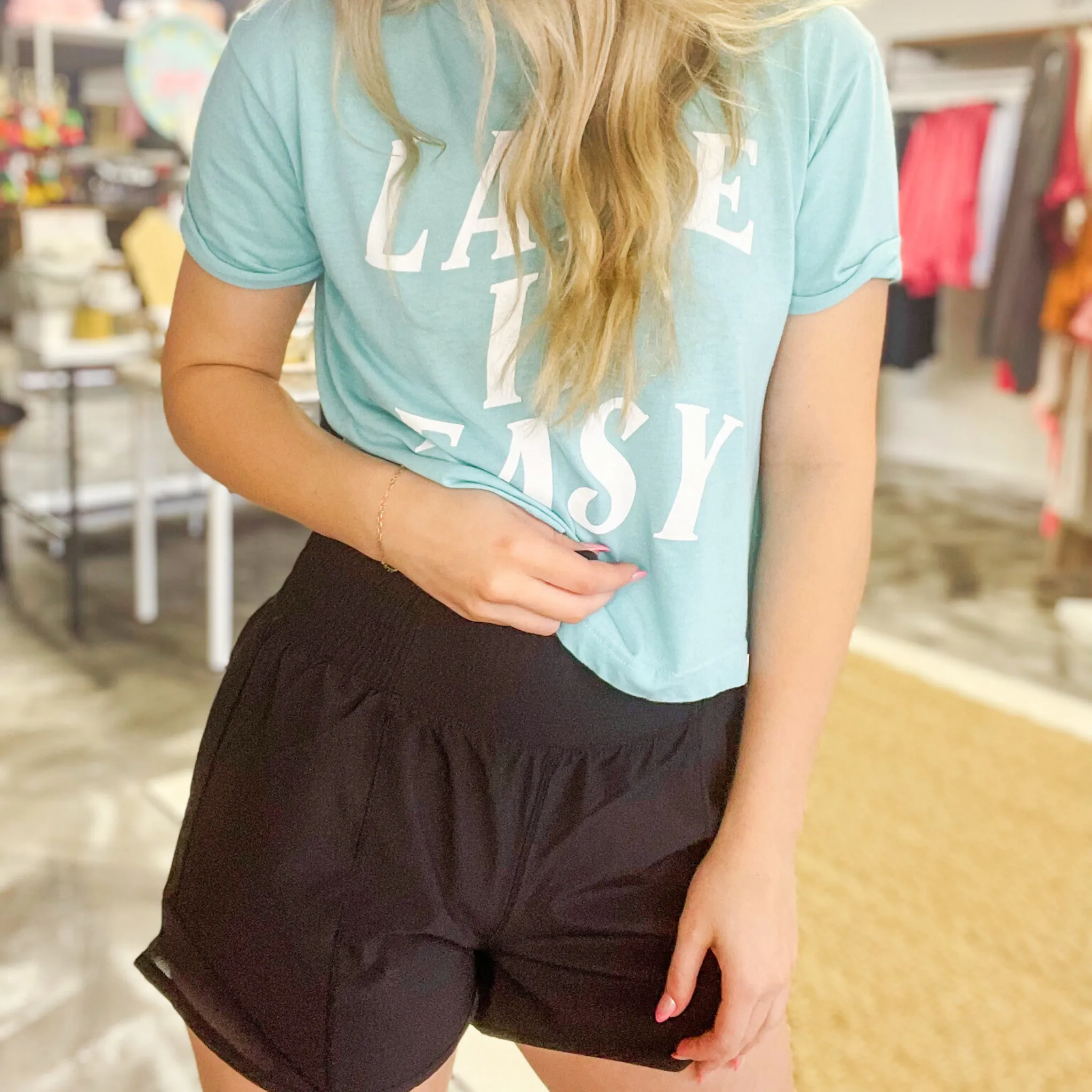 Hustling Hard Black Active Shorts
