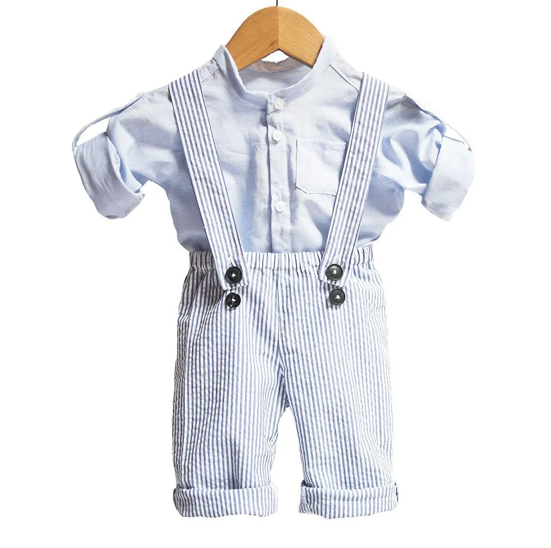 Ikatee - BRIGHTON Pants/shorty with Suspenders - 6M/4Y- Paper Sewing Pattern