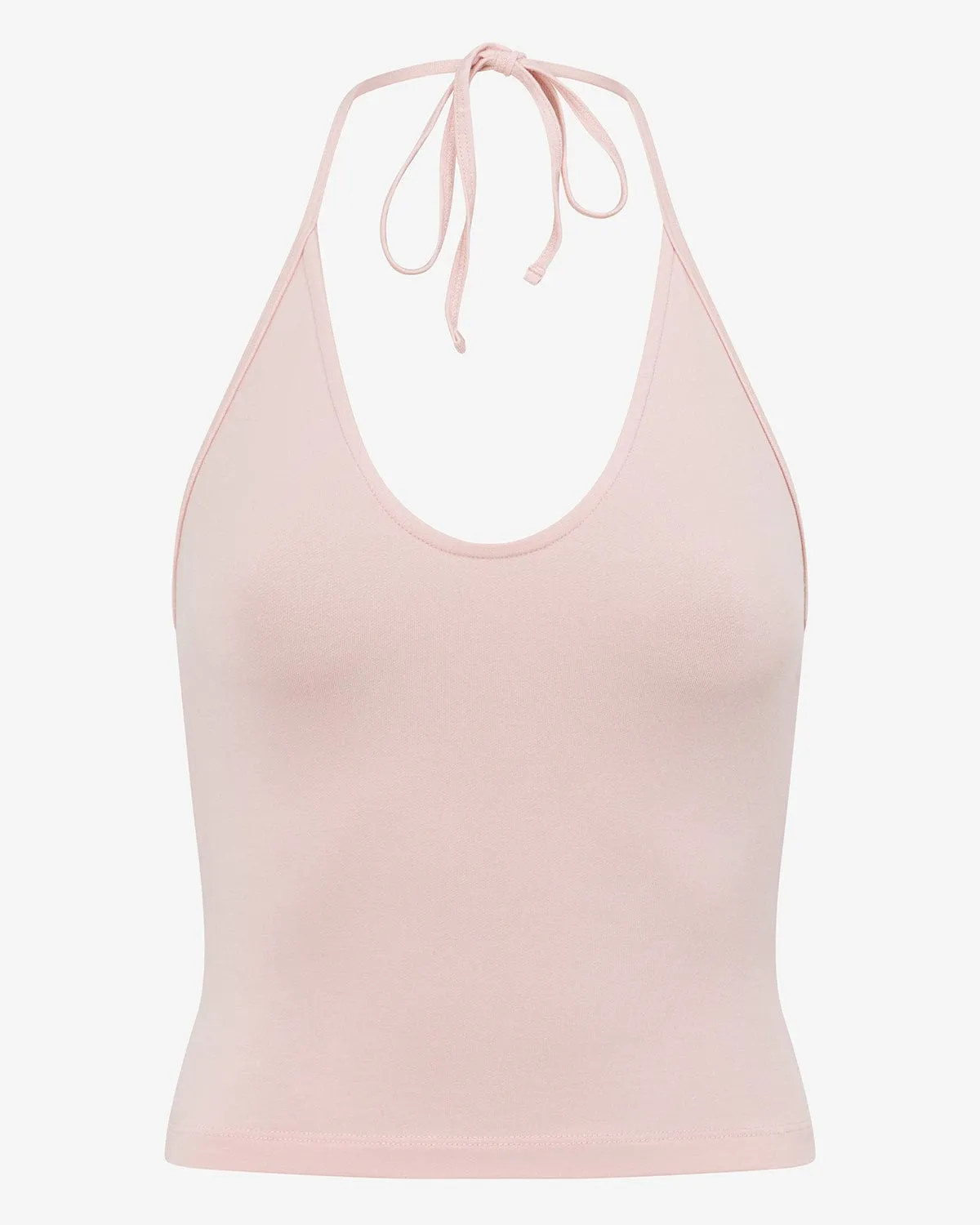 IM Halter Tie Tank | Blush
