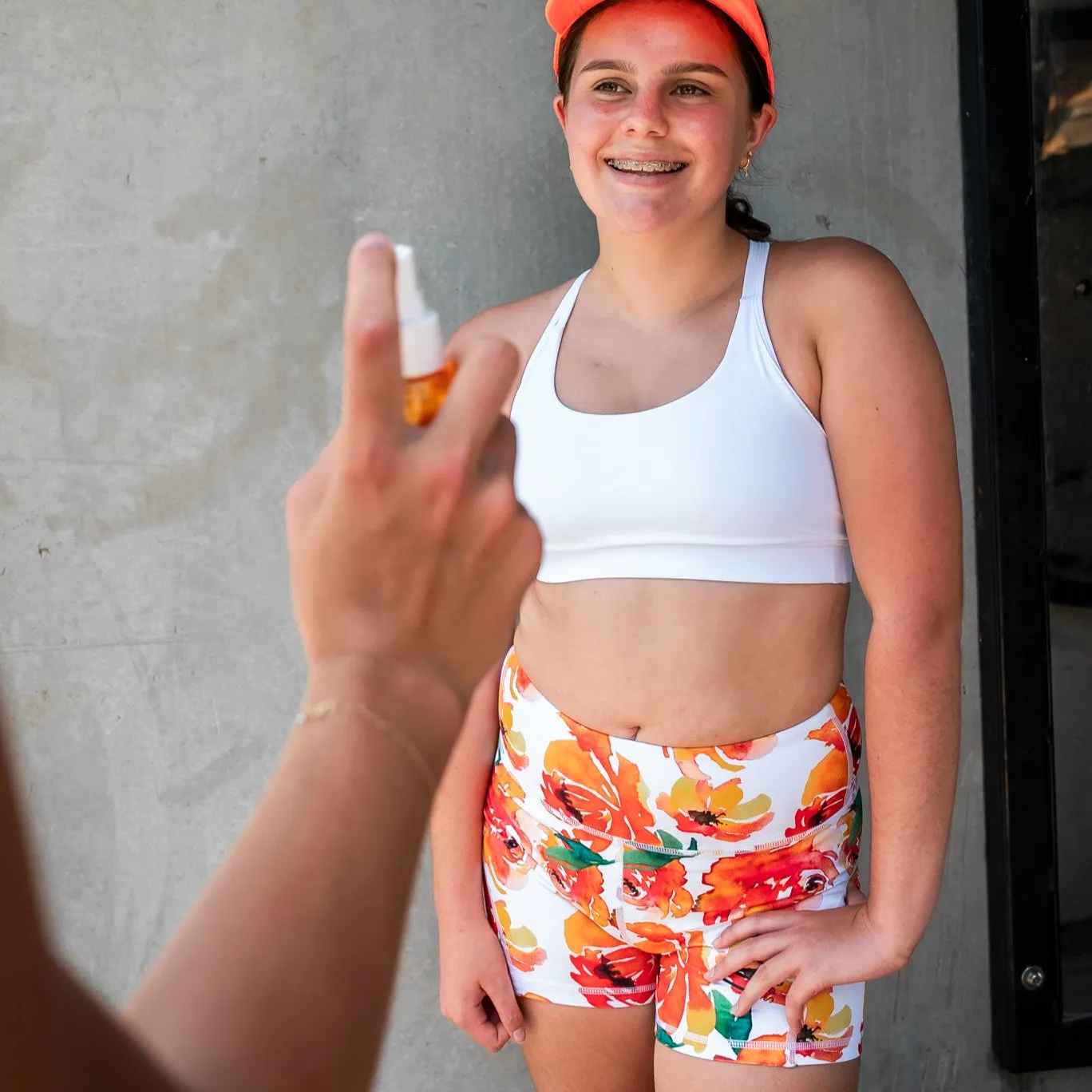 IMPI High Waist Running Short - Orange Samba