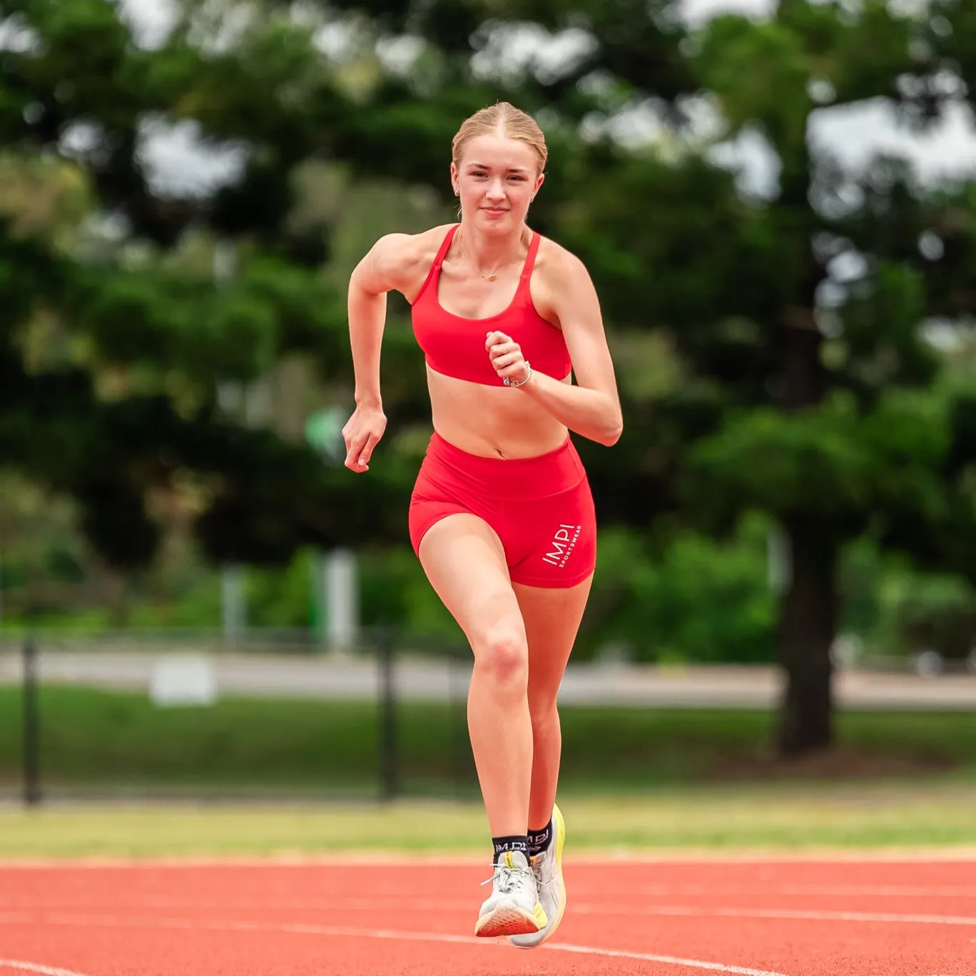 IMPI Running Loop Bra Top - Red