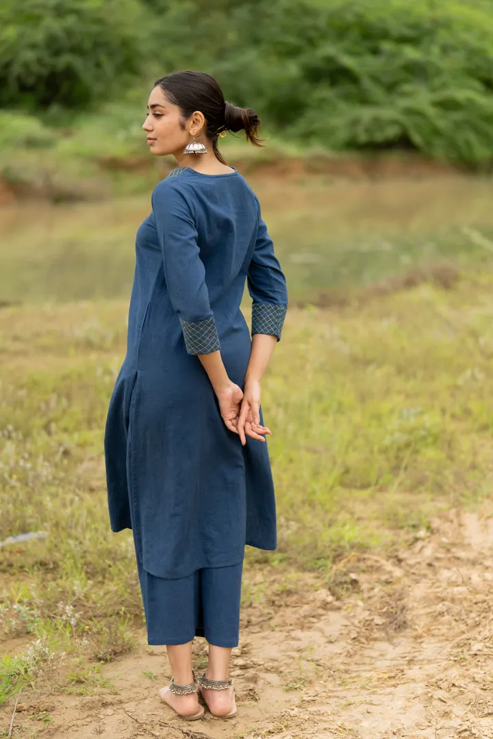 Indigo Blue Kurta Set