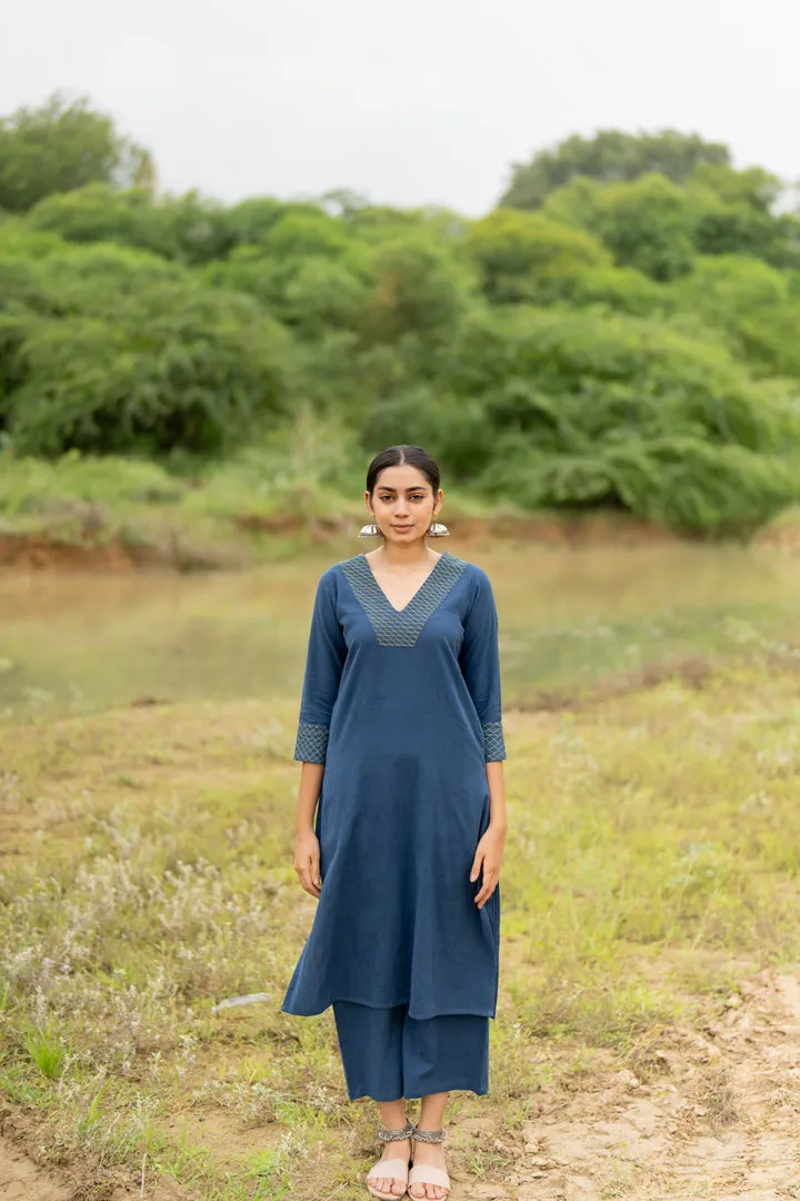 Indigo Blue Kurta Set