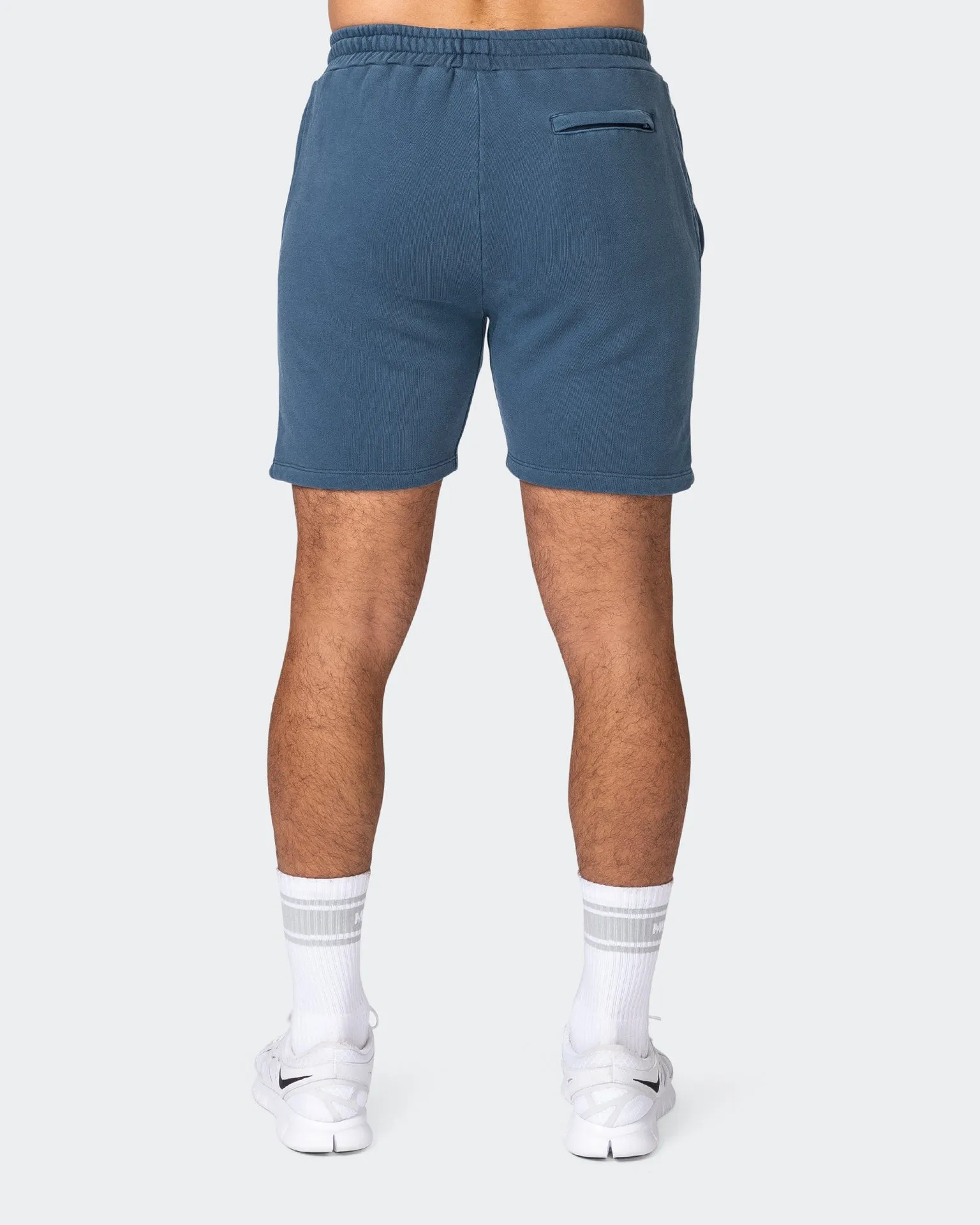 Infinite Vintage Shorts - Washed Bluesteel