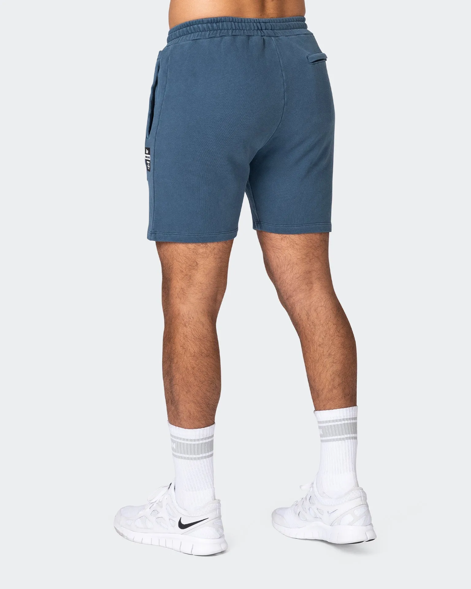 Infinite Vintage Shorts - Washed Bluesteel