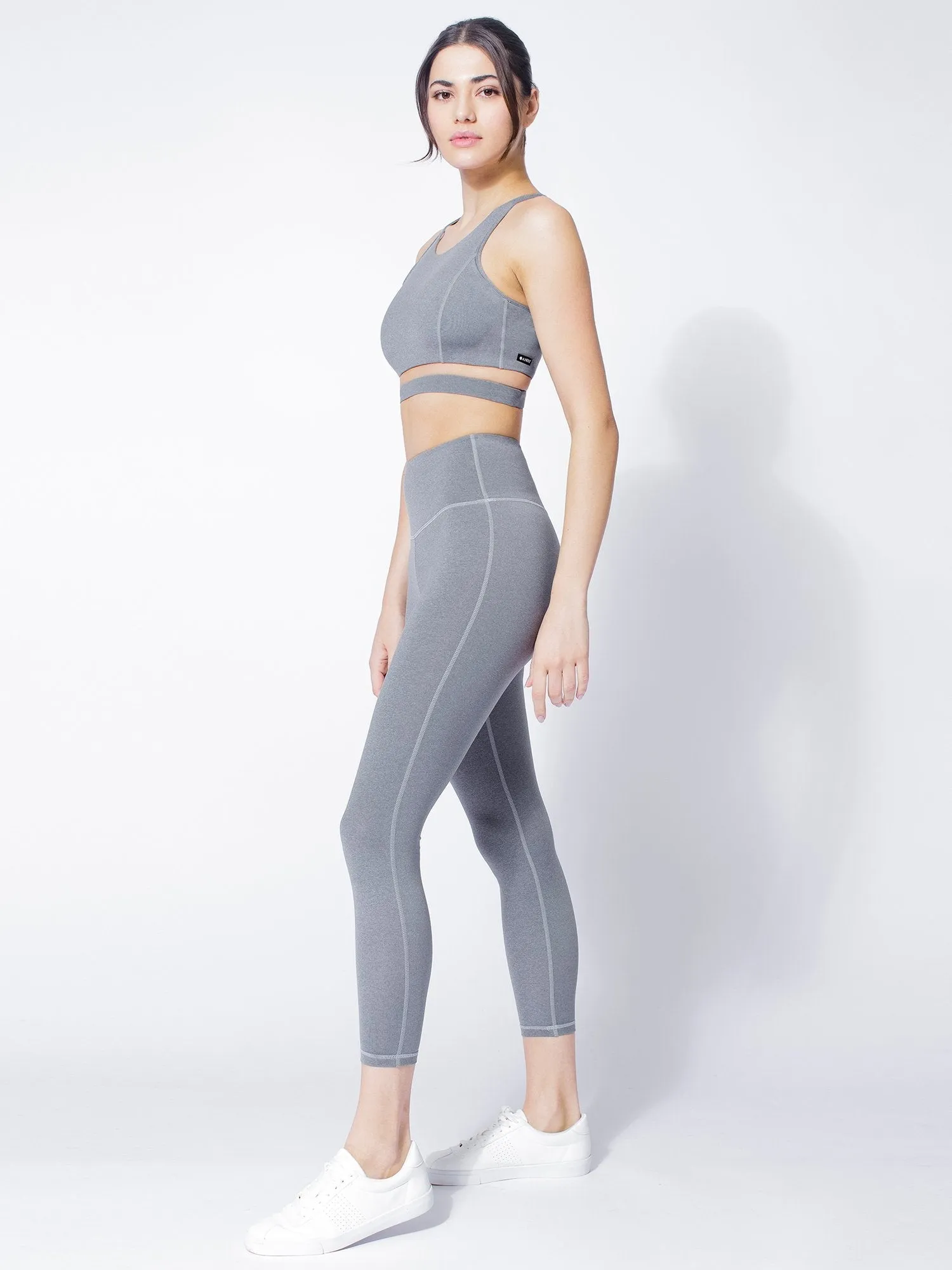 INFINITY BRA, LIGHT HEATHER GREY