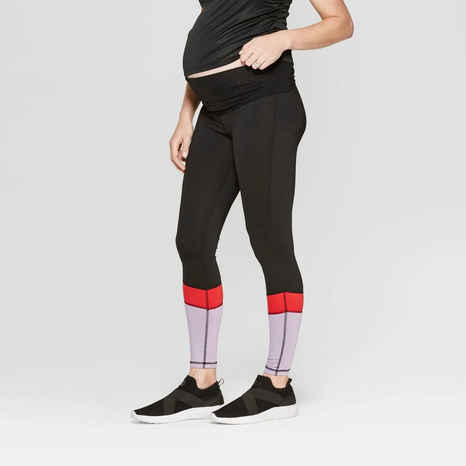 Isabel Maternity by Ingrid & Isabel Colorblock Active Wear Leggings