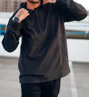 Jacob Fleece Hoodie In Black