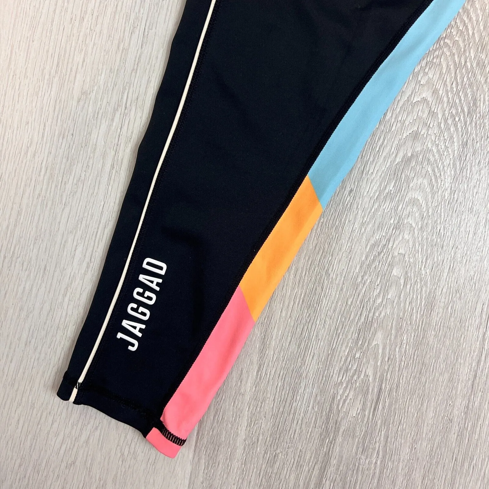 JAGGAD Womens Black Leggings Workout Activewear Size Medium
