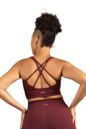 JAIME SPORT BRA WINE