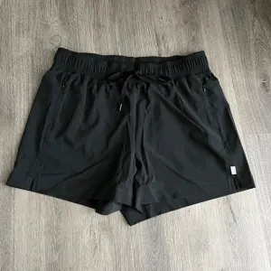 Johnny Was Calme Elements Travel Black Activewear Running Shorts Medium M