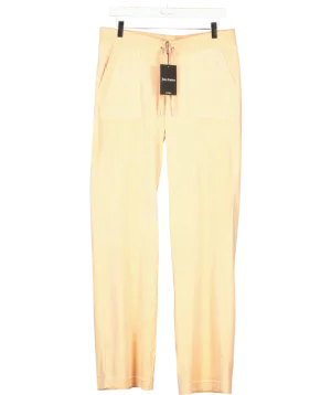 Juicy Couture Orange Classic Velour Del Ray Pocketed Track Pants UK L
