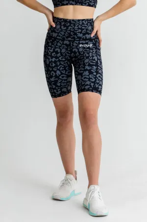 Jungle Bike Shorts - Black Jaguar