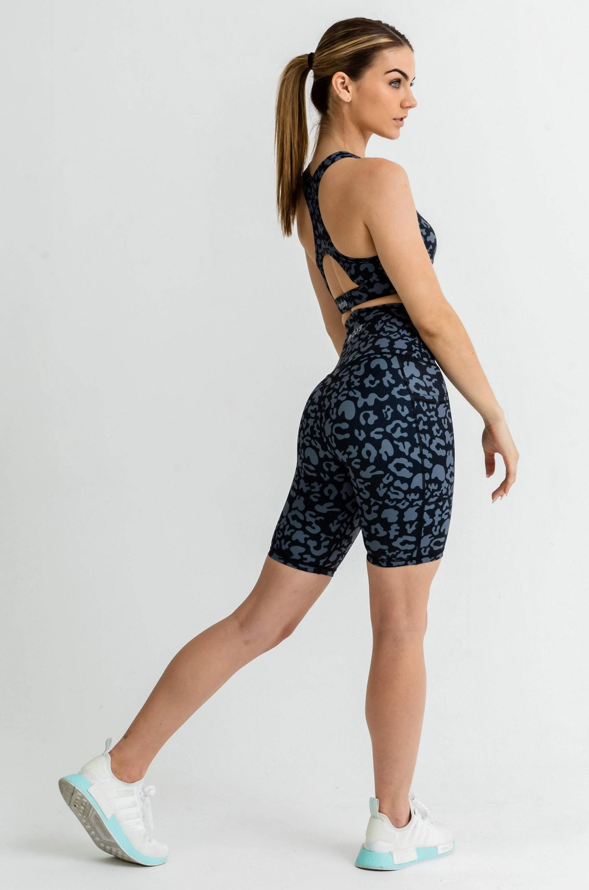 Jungle Bike Shorts - Black Jaguar