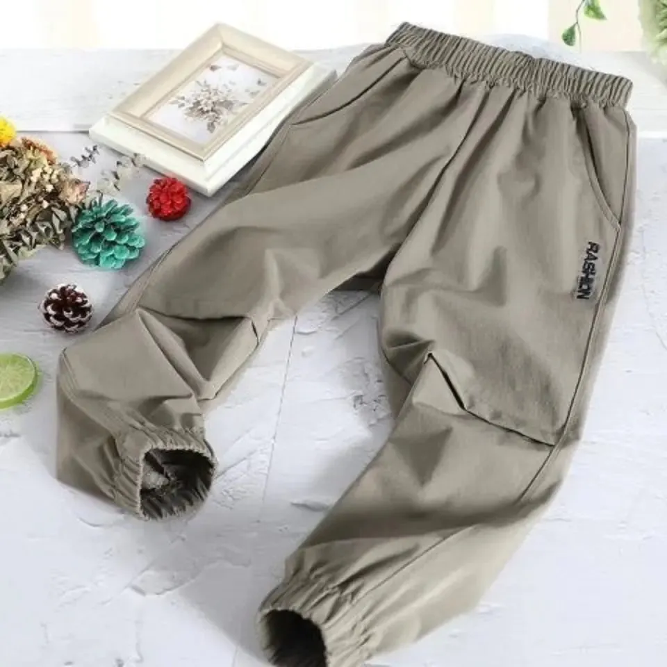 Kids Cotton Casual Spring Pants for Boys