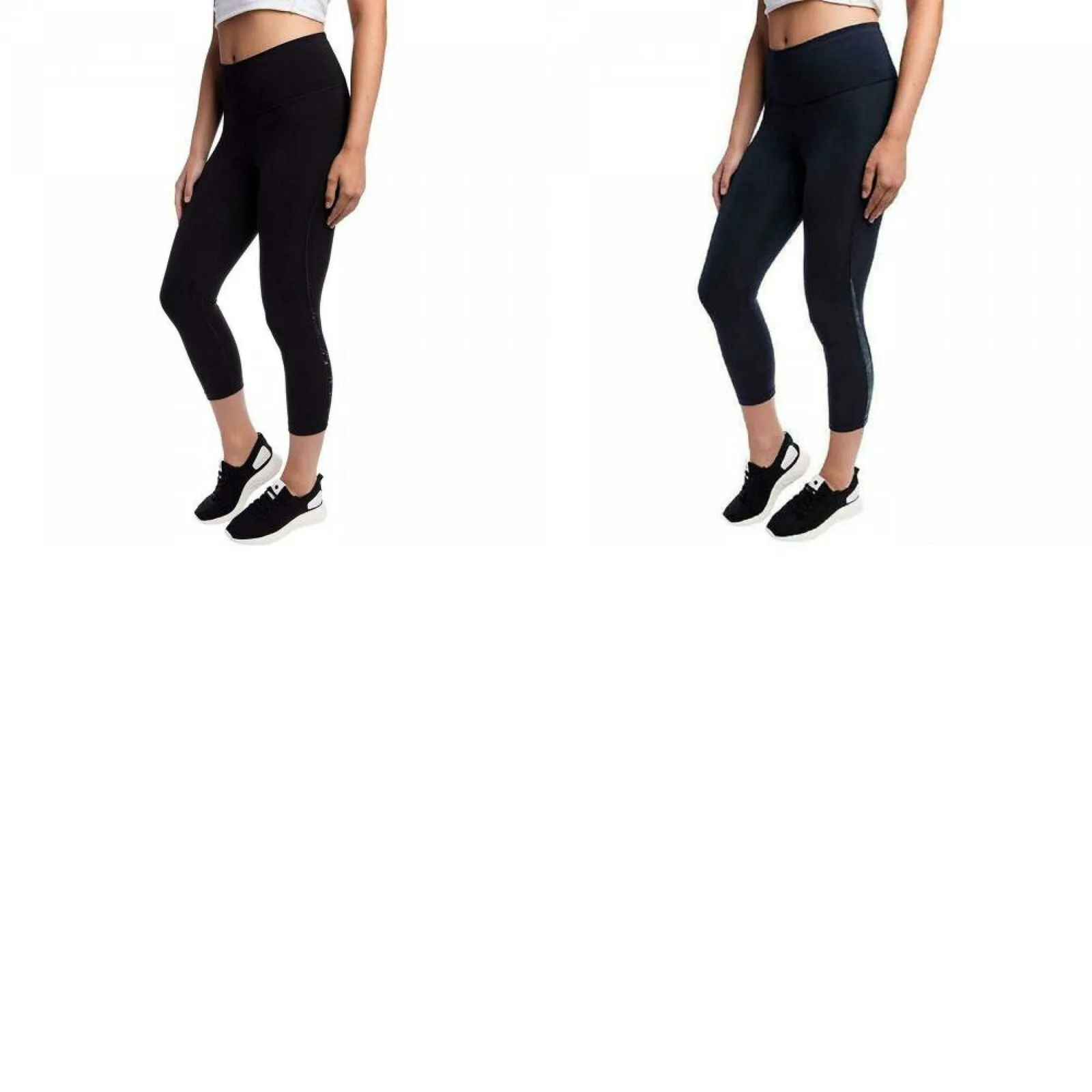 Kirkland Signature Women's Reflective Cropped Tight Leggings
