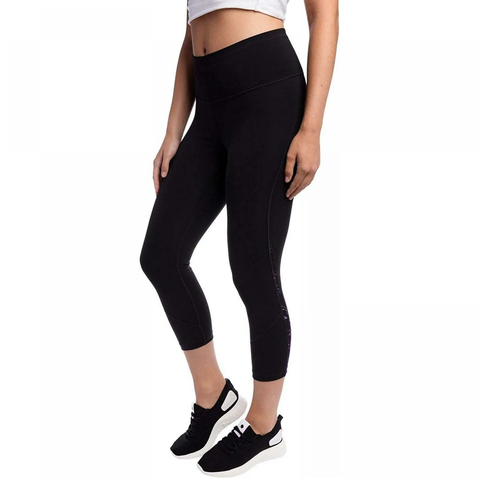 Kirkland Signature Women's Reflective Cropped Tight Leggings