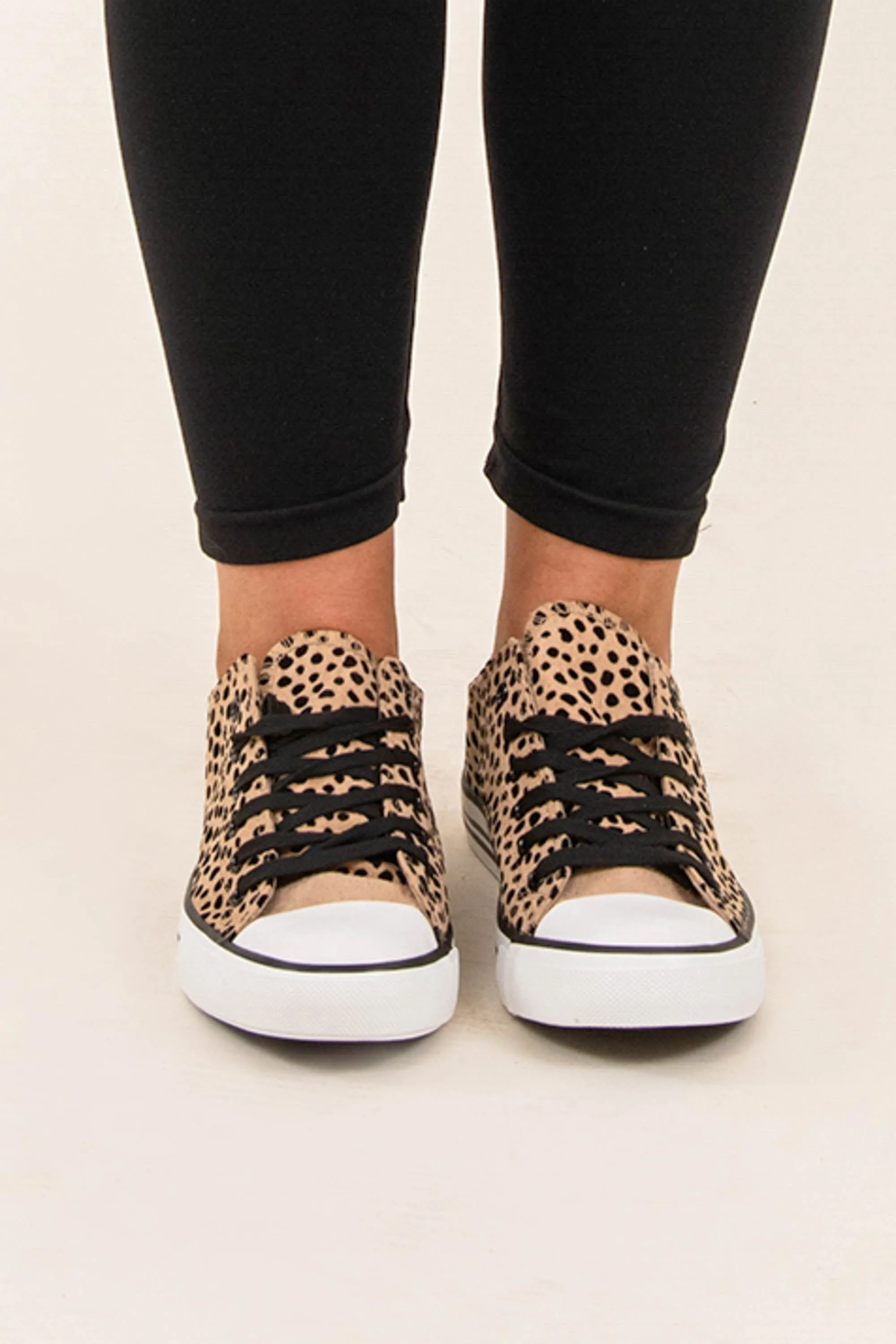 Lace The Consequences Sneakers, Cheetah