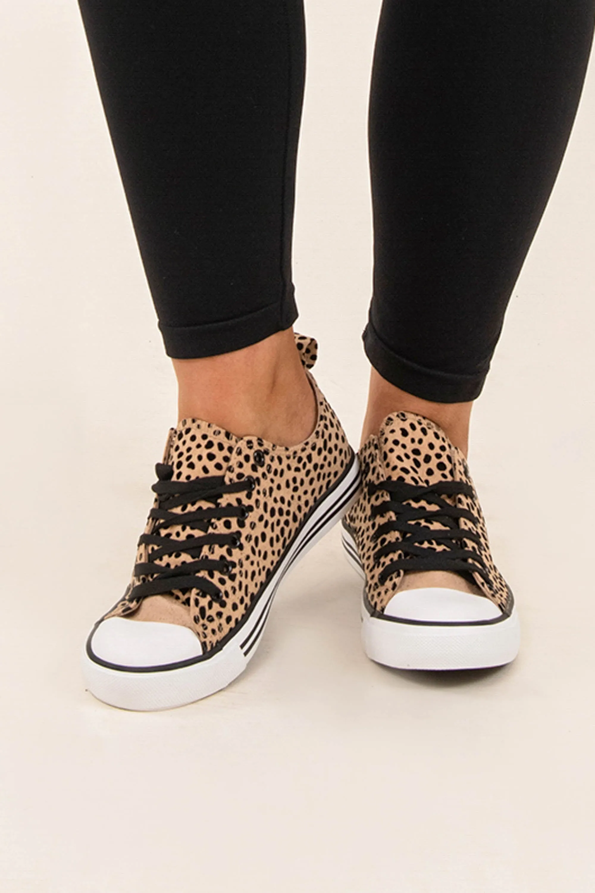Lace The Consequences Sneakers, Cheetah