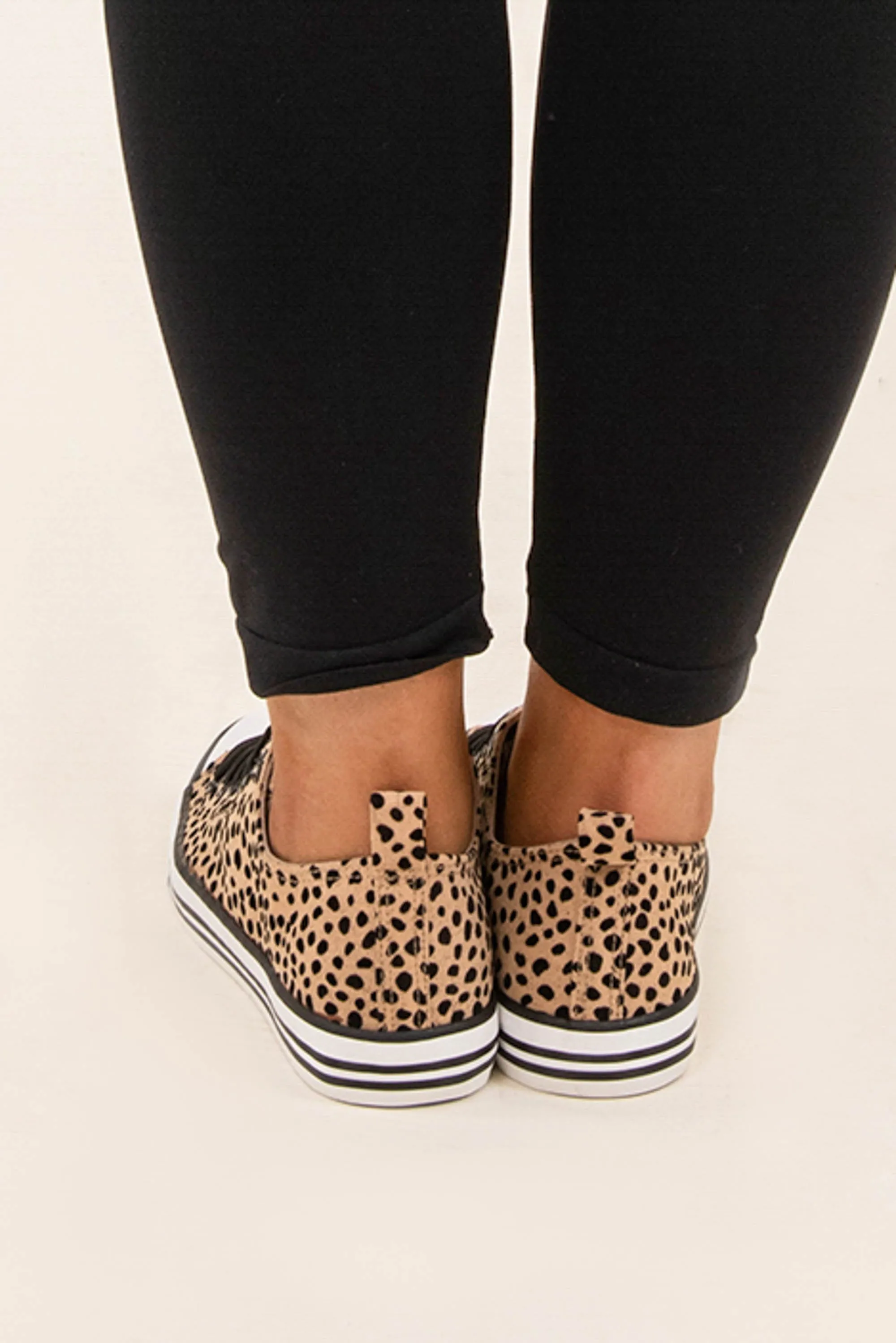 Lace The Consequences Sneakers, Cheetah