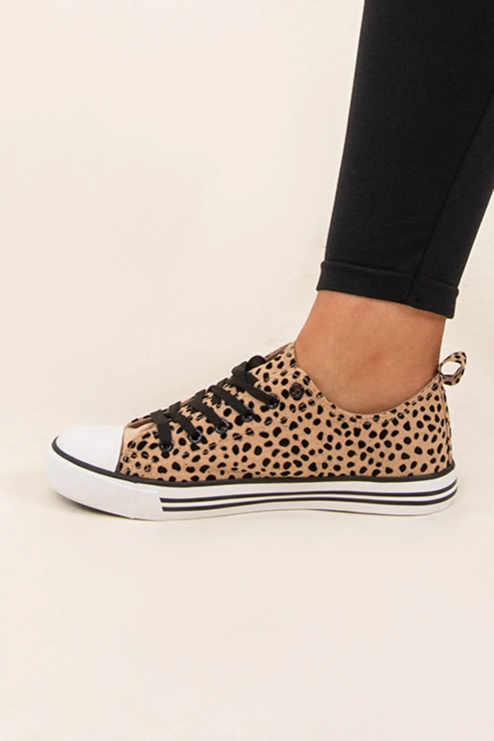 Lace The Consequences Sneakers, Cheetah