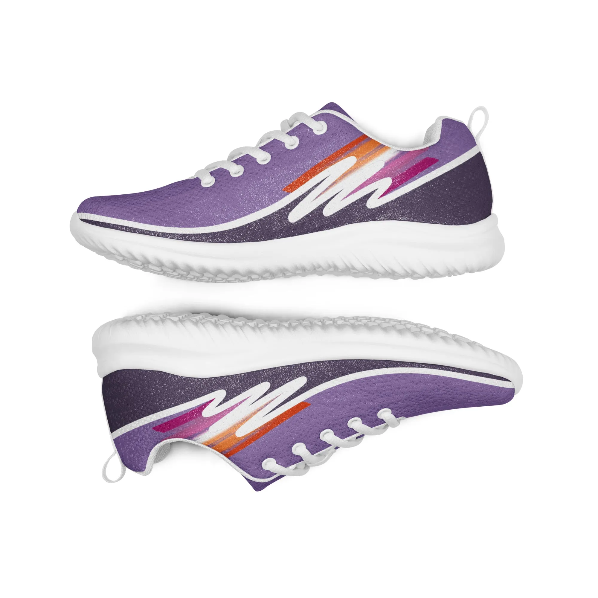 Lesbian Pride Athletic Shoes