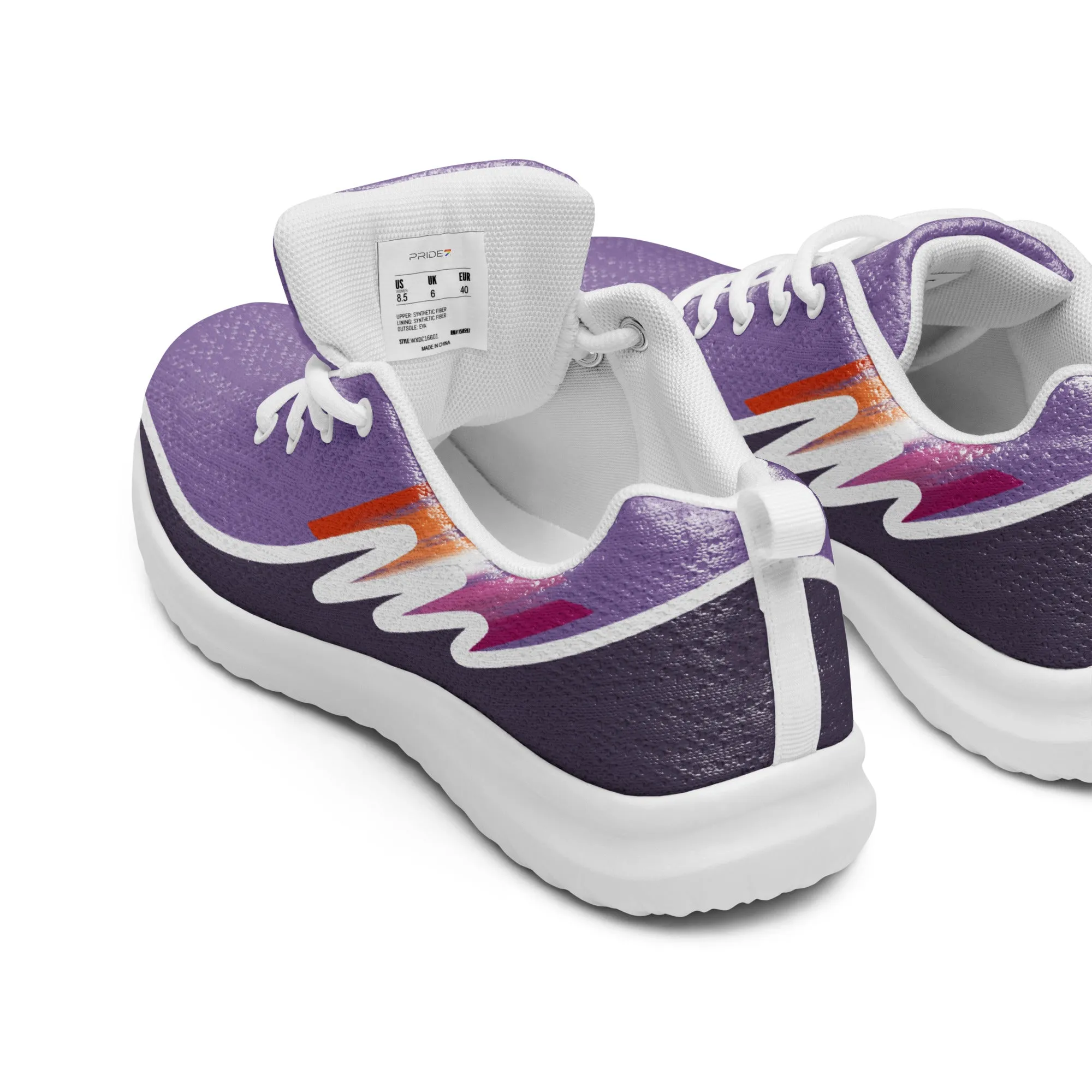 Lesbian Pride Athletic Shoes