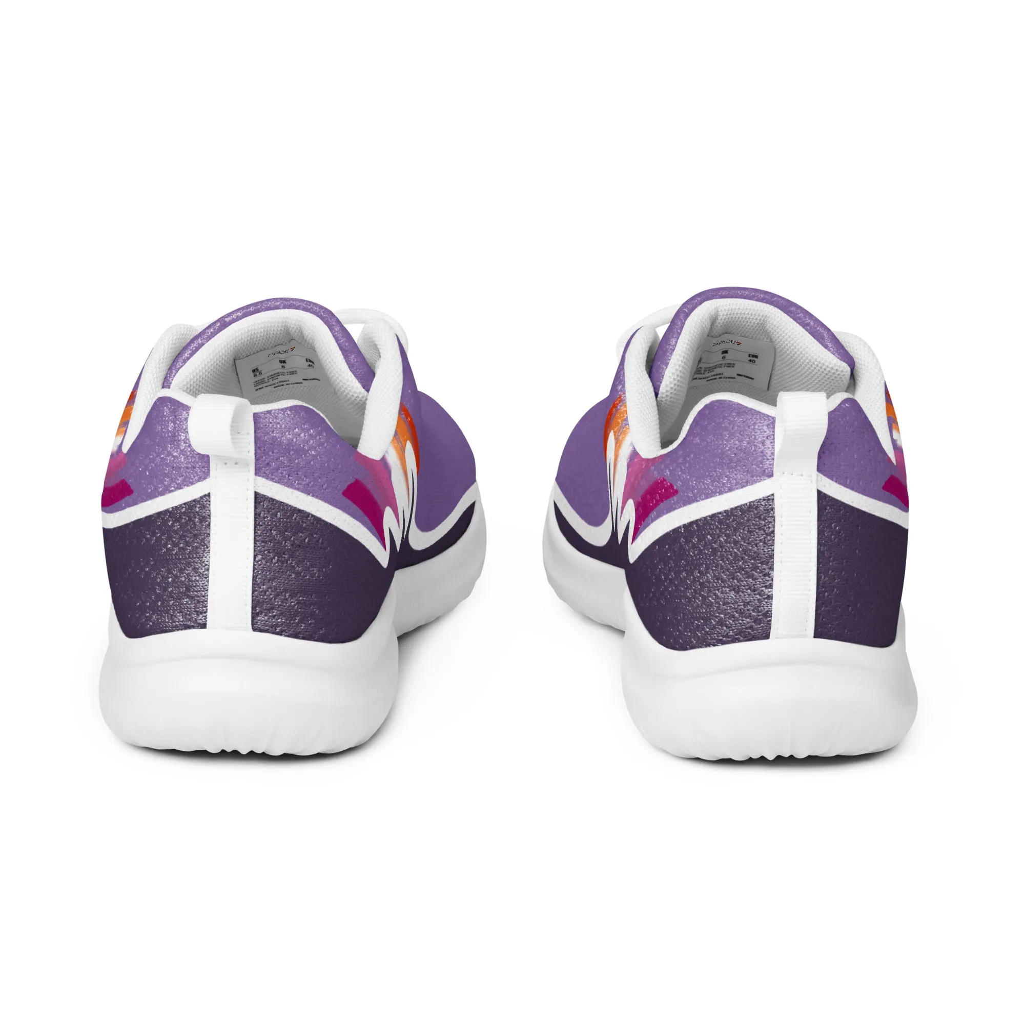 Lesbian Pride Athletic Shoes