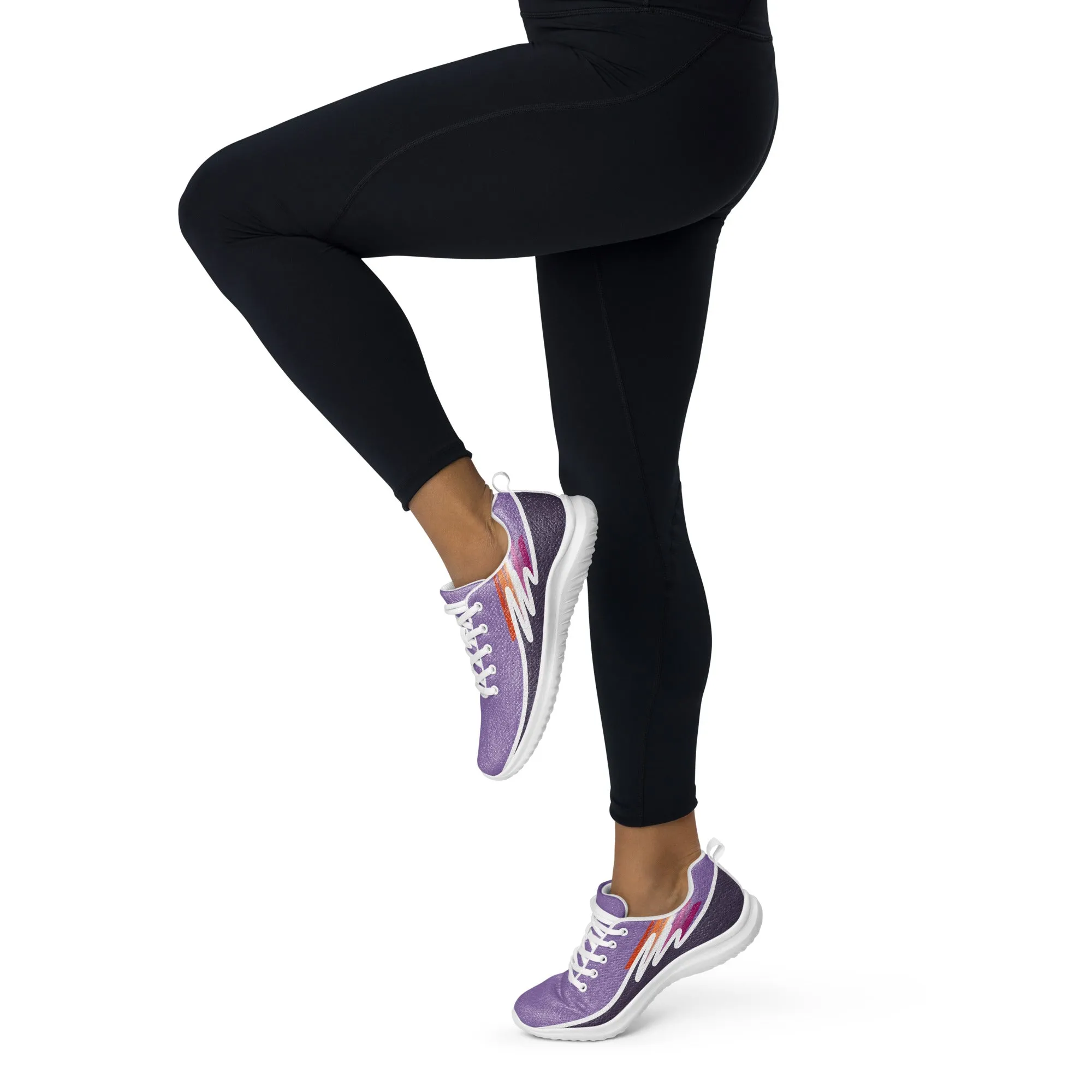 Lesbian Pride Athletic Shoes