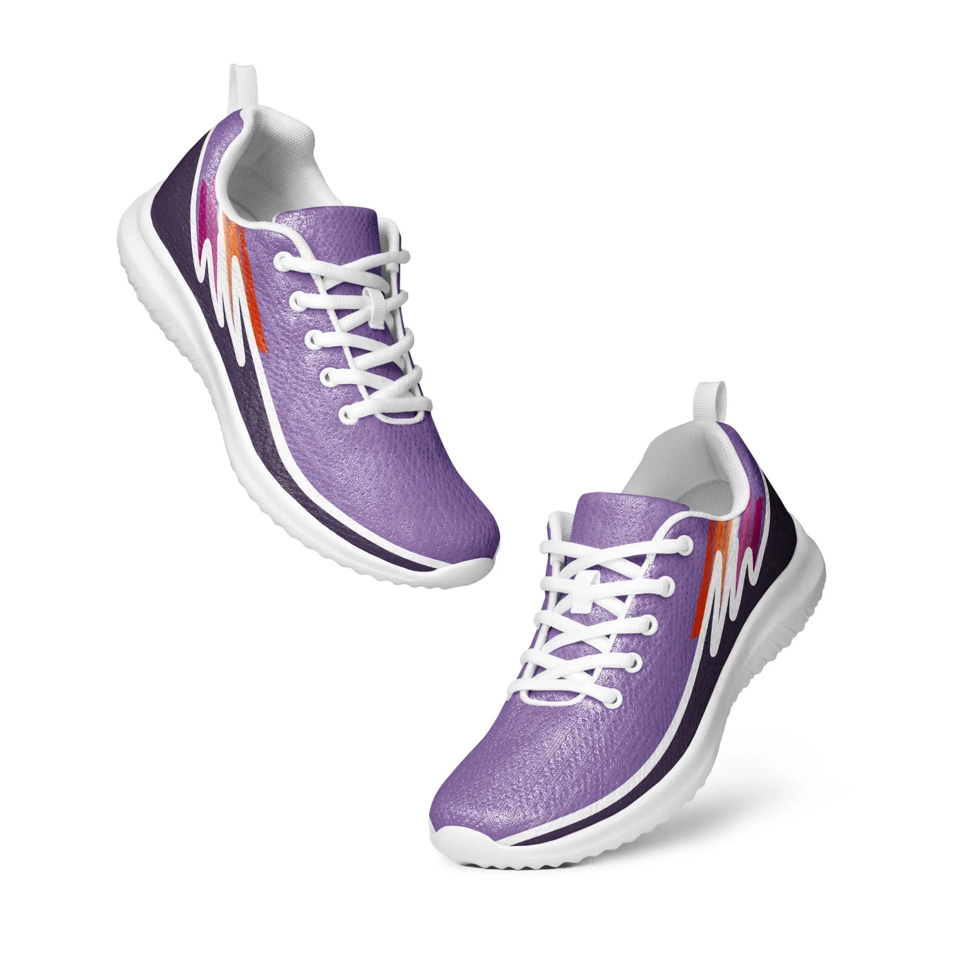 Lesbian Pride Athletic Shoes