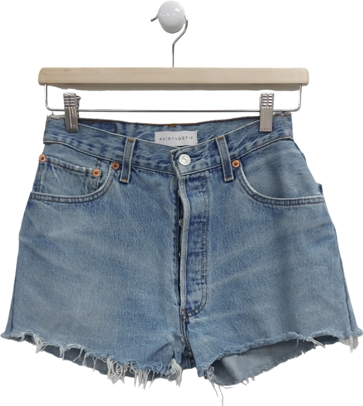 levis Blue 501 Original Denim Shorts W33