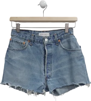 levis Blue 501 Original Denim Shorts W33