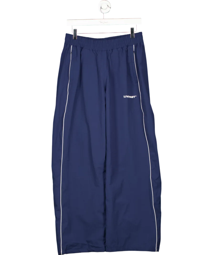 LFDY Blue Live Fast Trackpants UK S