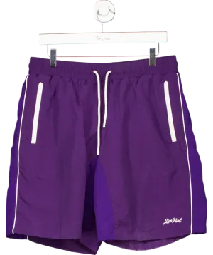 LFDY Purple Live Fast Nylon Shorts UK XL