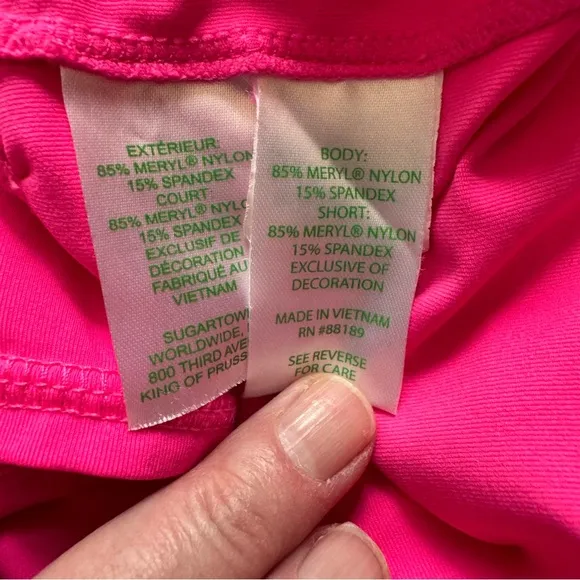 Lilly Pulitzer UPF 50  Luxletic Fern Ruffle Skort