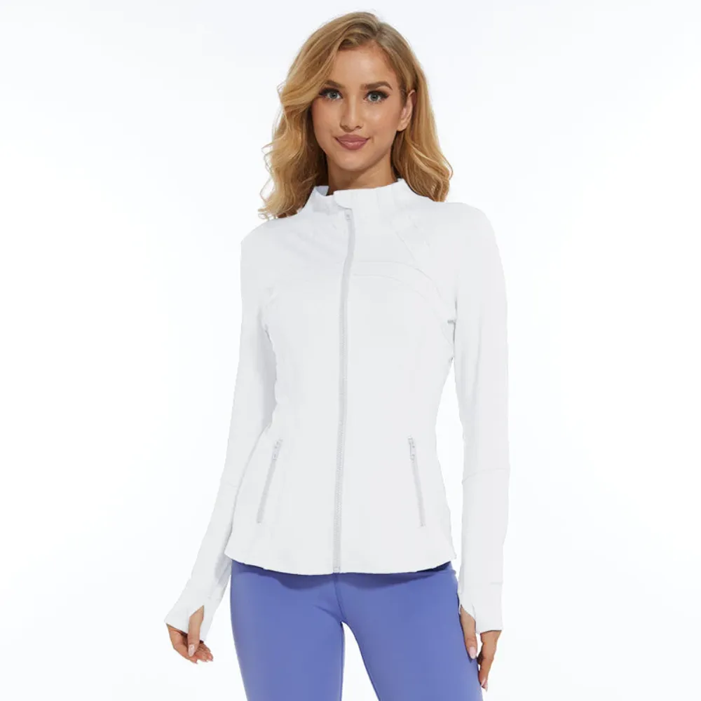 Long Sleeve Activewear Zipper Jacket