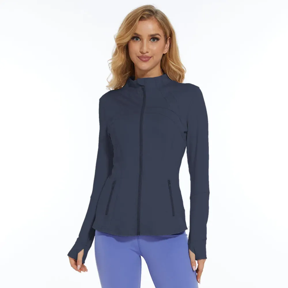 Long Sleeve Activewear Zipper Jacket