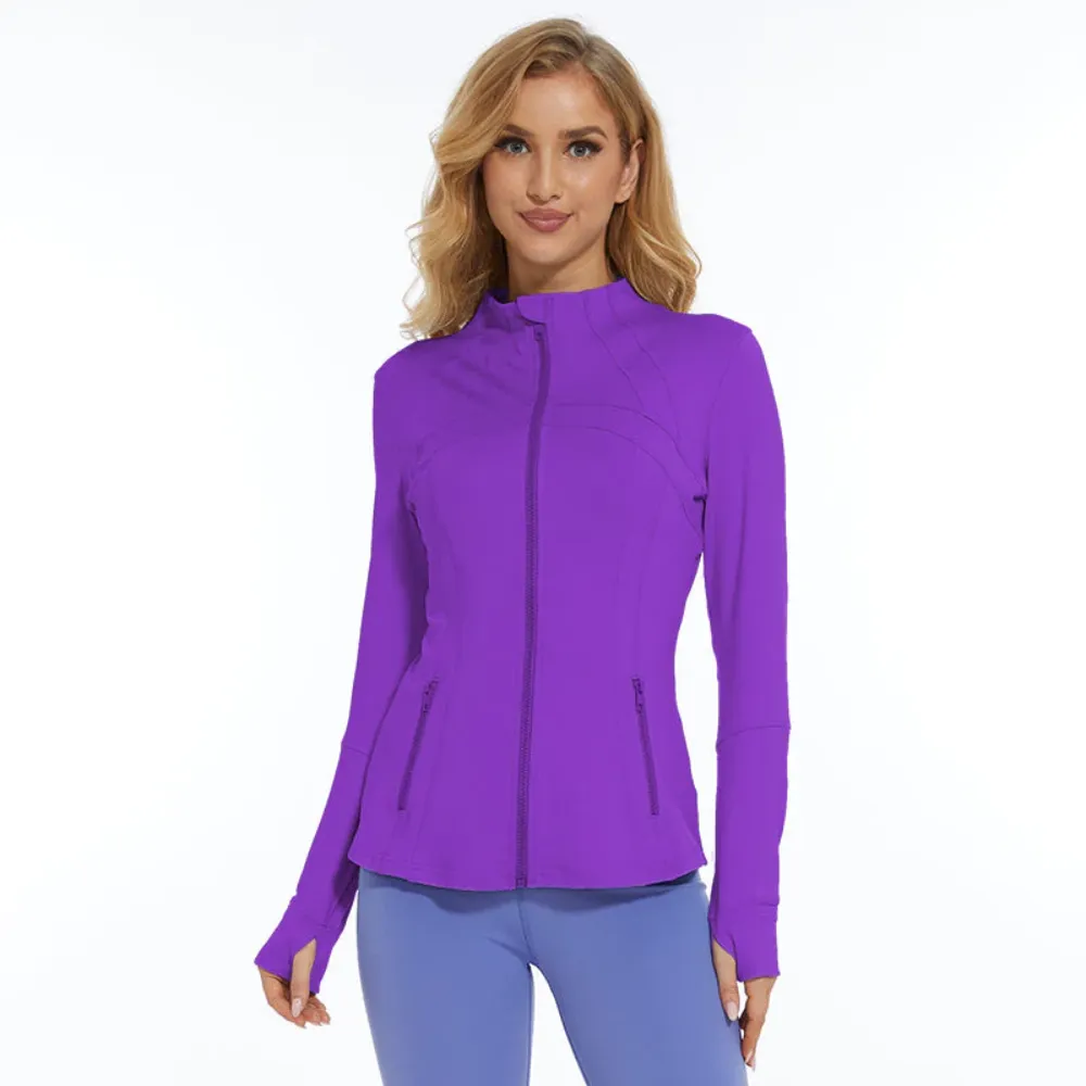 Long Sleeve Activewear Zipper Jacket