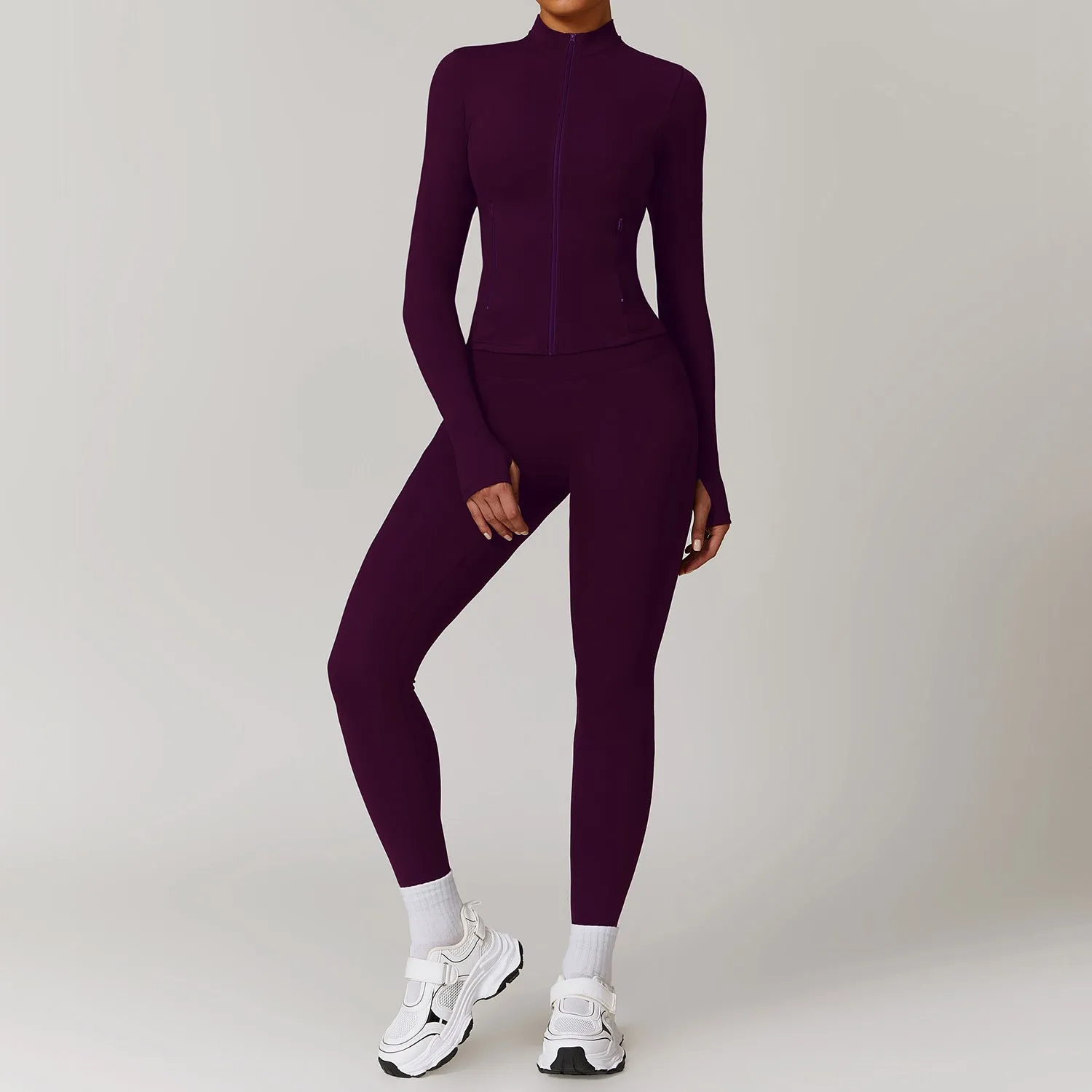 Long Sleeve Jacket Pants Set