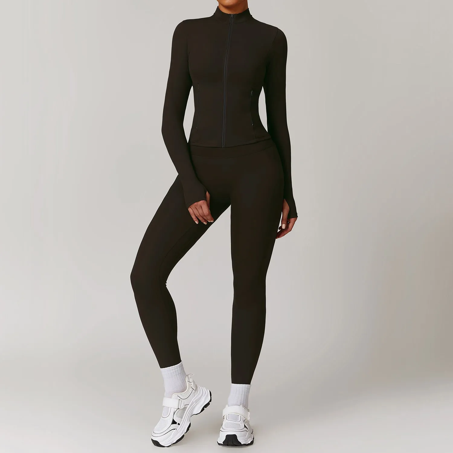 Long Sleeve Jacket Pants Set