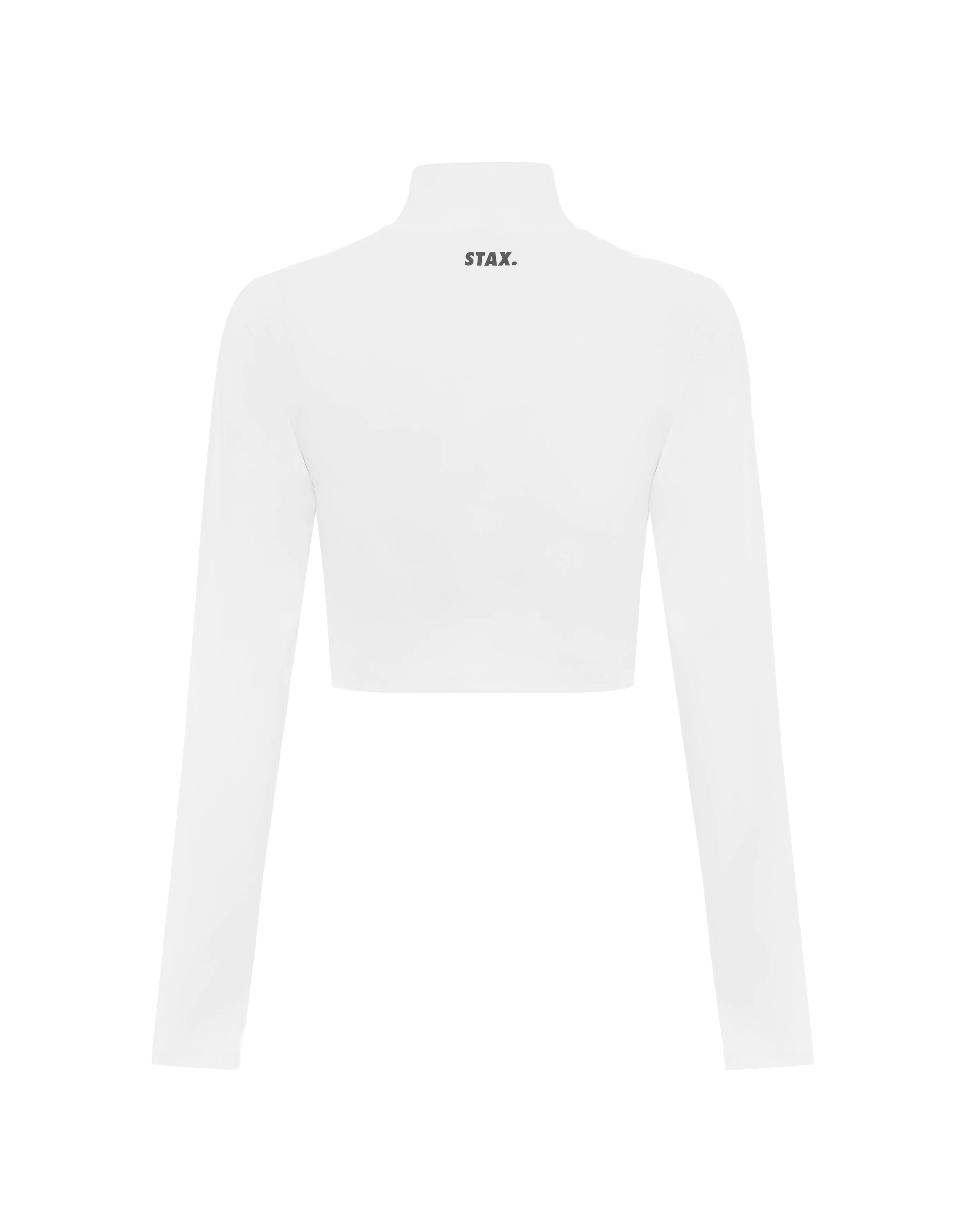 Long Sleeve Zip Crop NANDEX ™ - White